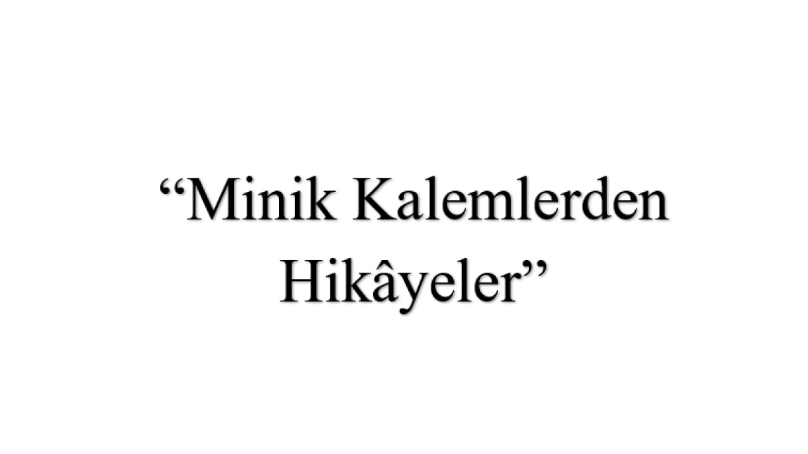 Minik Kalemlerden Hikayeler